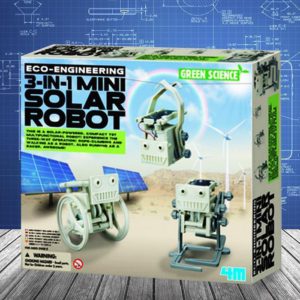 4M 3-in-1 Mini Solar Powered Robot Engineering Kit