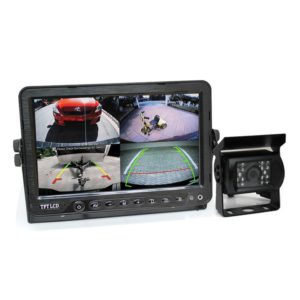 Elinz 9" DVR Monitor 4CH Realtime with 1 Camera Package