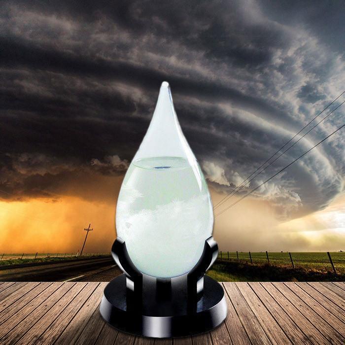 Fitzroy`s Storm Glass - Large Teardrop | Weather Forecast detect tear drop