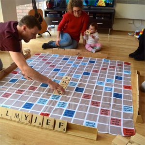 Giant Play on Words Wooden Board Game Indoor/Outdoor