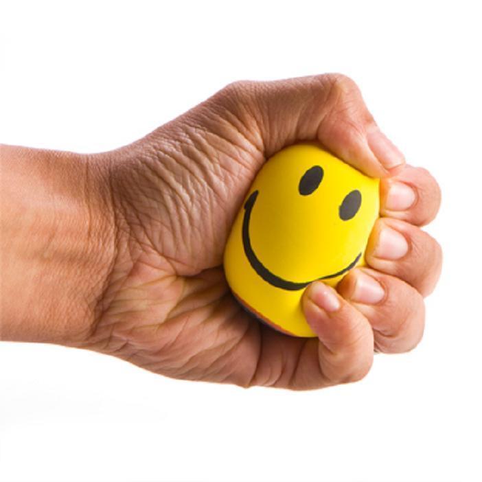 Happy Face Yellow Stress Ball