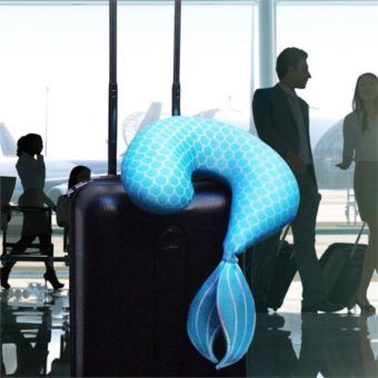 Mermaid Tail Travel Neck Pillow Cushion | Bitten