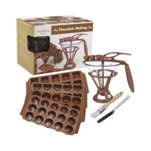 My Chocolate Making Set With Funnel & Moulds
