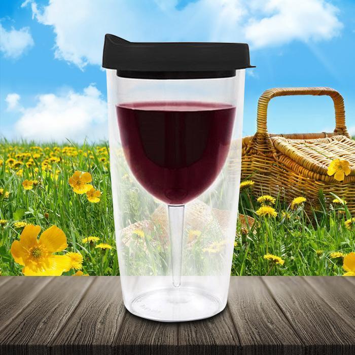 PortaVino Wine Spill-Proof Sippy Cup | Porta Vino Camping Travel Picnic Sip Drink