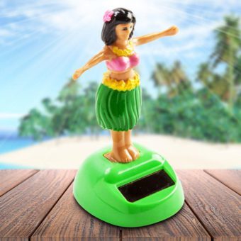 Solar Powered Dashboard Dancing Hula Girl
