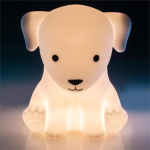 TouchSensitive Soft Silicone Puppy Rabbit Rechargeable LED Night Light
